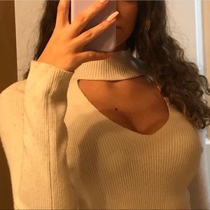 cut out sweater